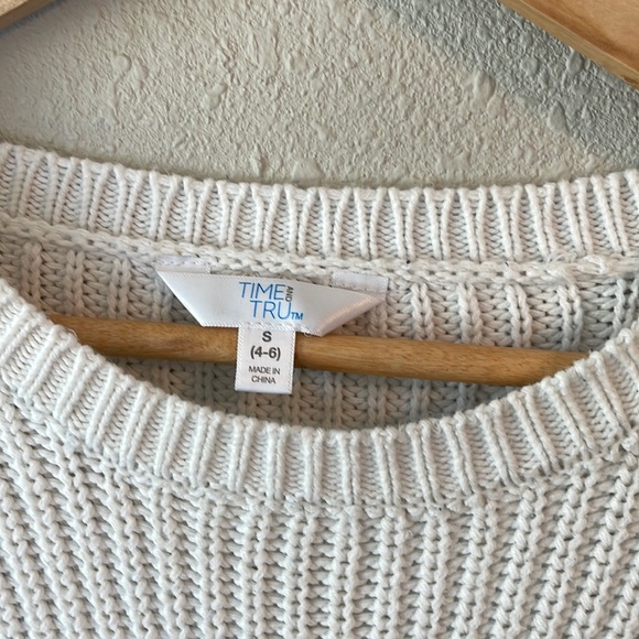 Knit 90s styled color block sweater - Picture 4 of 4